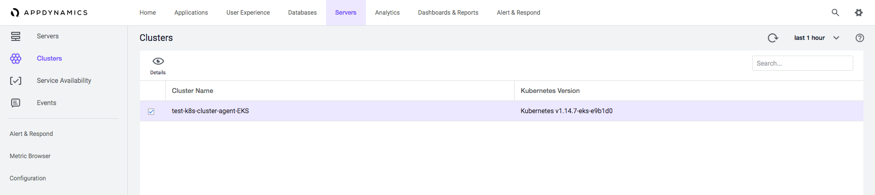 Cluster Dashboard